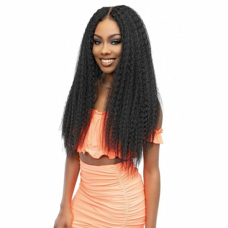 Janet Collection Melt Transparent  13" X 6" HD Lace Frontal Wig - Kinky 28"