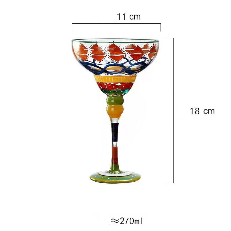 Casual Elegant Fruit Crystal Wine Glass 1 Piece