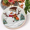 Christmas Snowman-Embroidery Kit