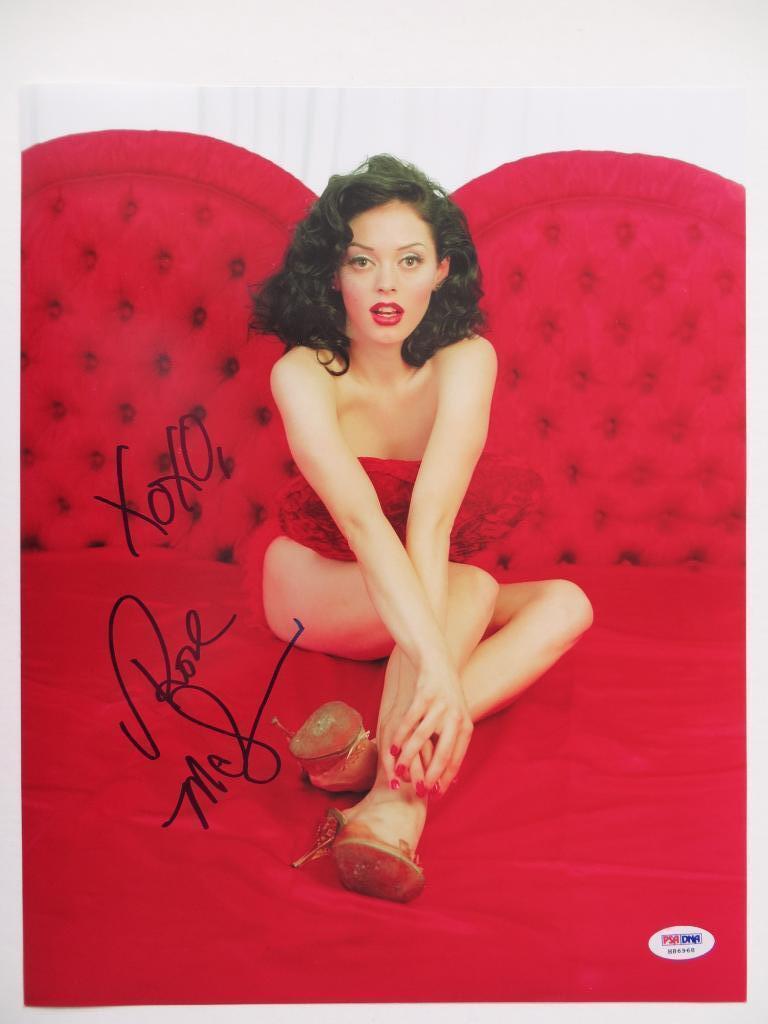 Rose McGowan Signed Authentic Autographed 11x14 Photo Poster painting PSA/DNA #H86968