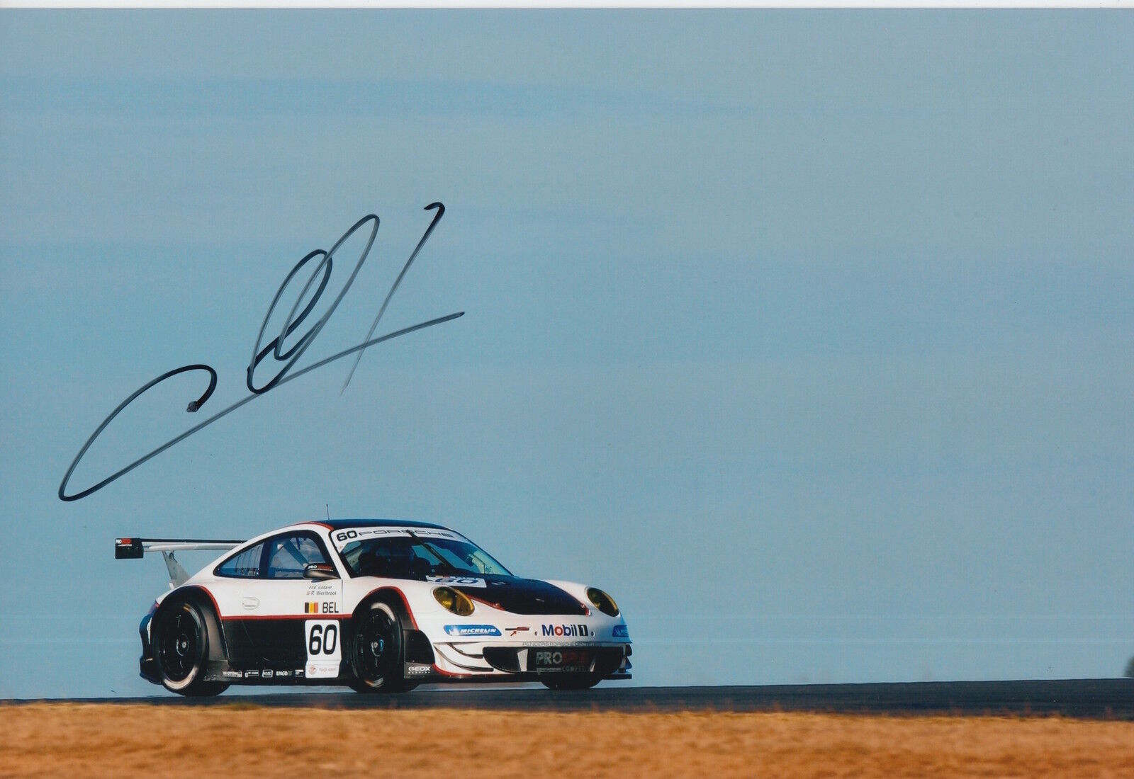 Emmanuel Collard Hand Signed Porsche 12x8 Photo Poster painting Le Mans WEC 6.