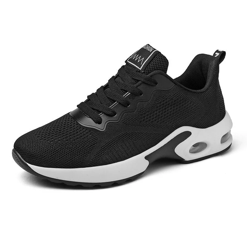 Women  Cushion Sneakers Fashion Lace Up Breathable  Running Shoes Lightweight Outdoor Fitness Sports Shoes Female Casual Shoes