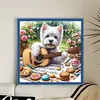Guitar Schnauzer-11CT Stamped Cross Stitch 40*40cm/15.75*15.75in