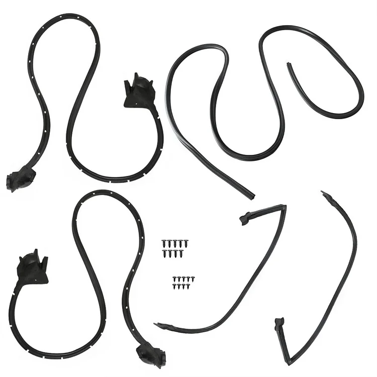 SEBLAFF 5Pcs Weatherstrip Seal Kit Door Roofrail Trunk Black Rubber Replacement for 1970-1981 Firebird Camaro P001-105