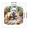 Guitar Schnauzer-11CT Stamped Cross Stitch 40*40cm/15.75*15.75in