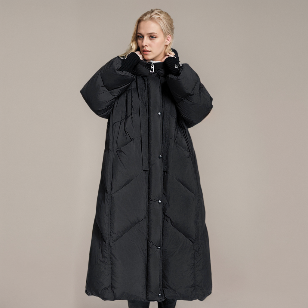 Women's Down Jacket Thickened Version REAL SILK LIFE