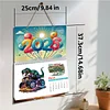 2026 Balloon DIY Diamond Dots Painting Kit Diamond Art Home Paper Desk Calendar
