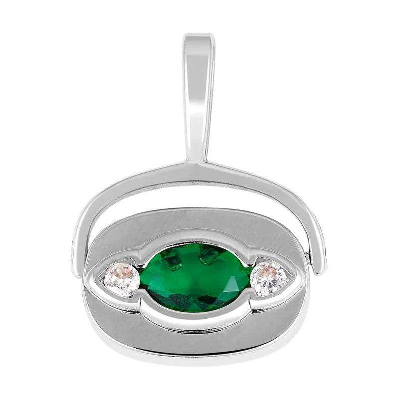 1 Piece 18.5*13.3MM Copper Zircon Geometric Heart Shape Flower Polished Pendant Jewelry Accessories