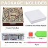 Wooden DIY Horse Diamond Painting Kit Note Box with 160 Papers for Office Desk