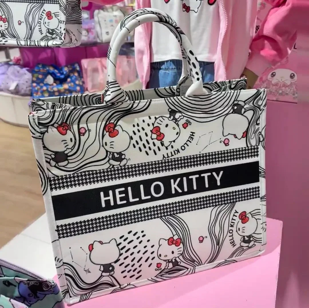 Cartoon Charm Tote Bag