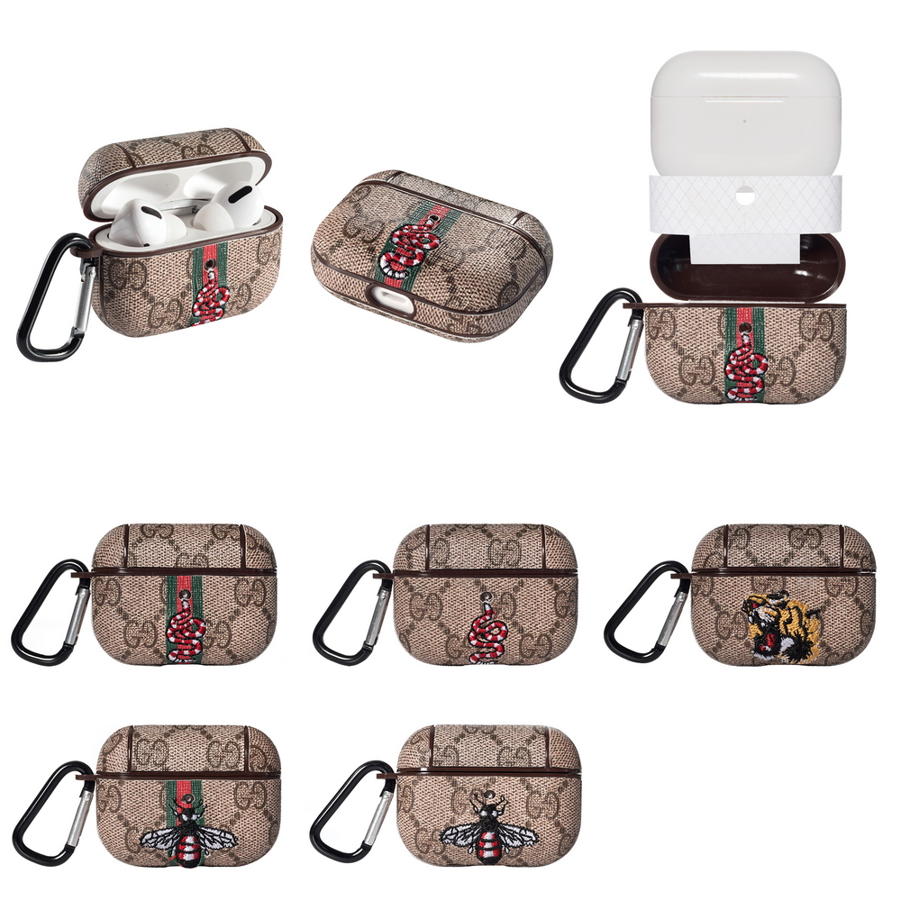 Embroidered Gucci Ophidia GG Apple Wireless Earphones AirPods Protective Case