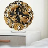 (US Local)Acrylic Special Shape Black Goldfish Diamond Painting Art Clock Ornaments Kit