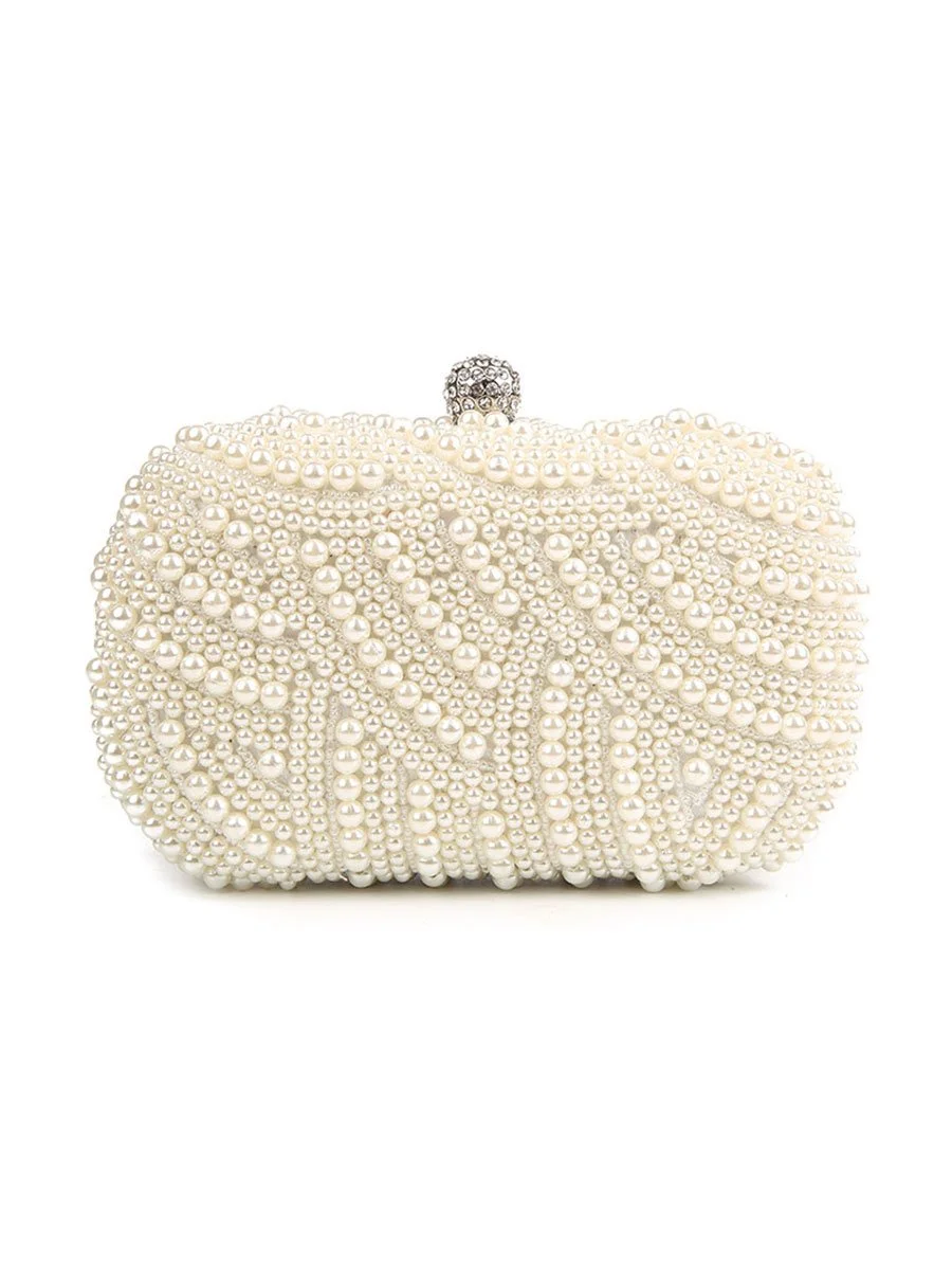 Evening Purse Hand Made Luxury Pearl Clutch Bag