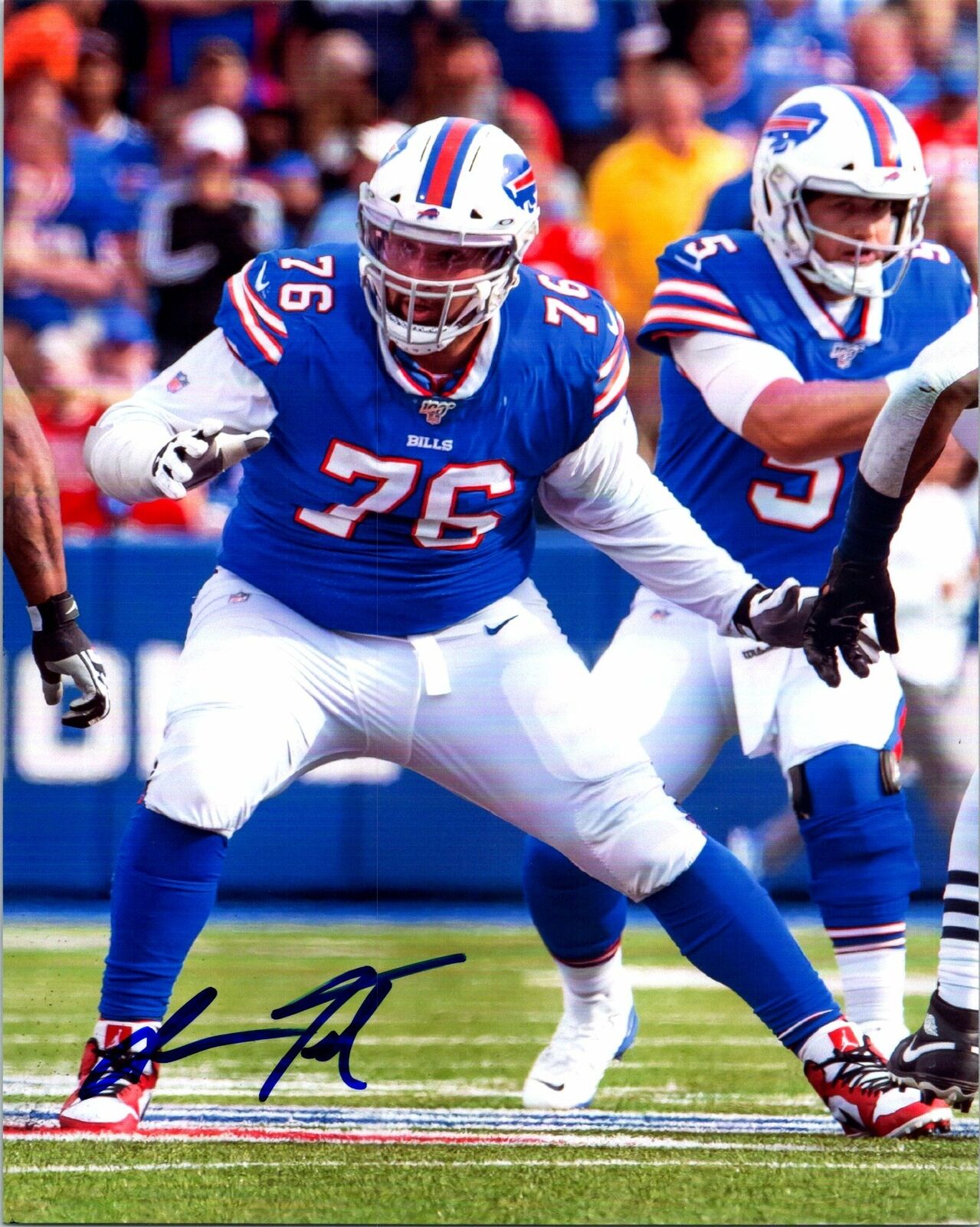 Jon Feliciano Signed 8x10 Photo Poster painting Buffalo Bills NCAA NFL COA