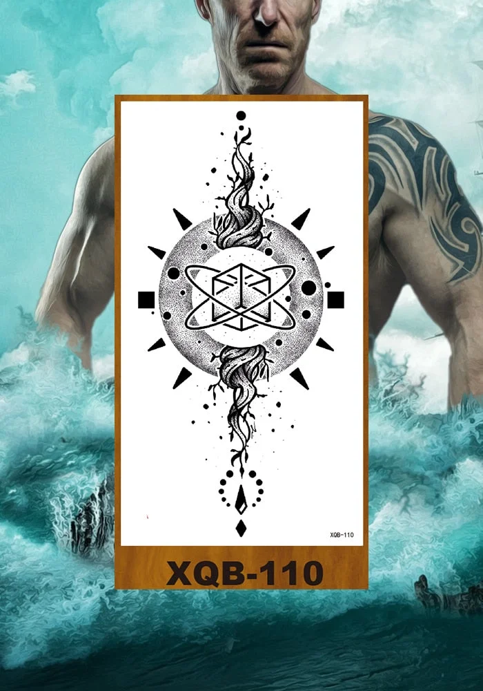 Temporary Tattoo Sticker Man Woman Arm Body Art Fake Tatoo Buddha Bodhisattva Believer Religion Valkyrie Female Warrior Goddess