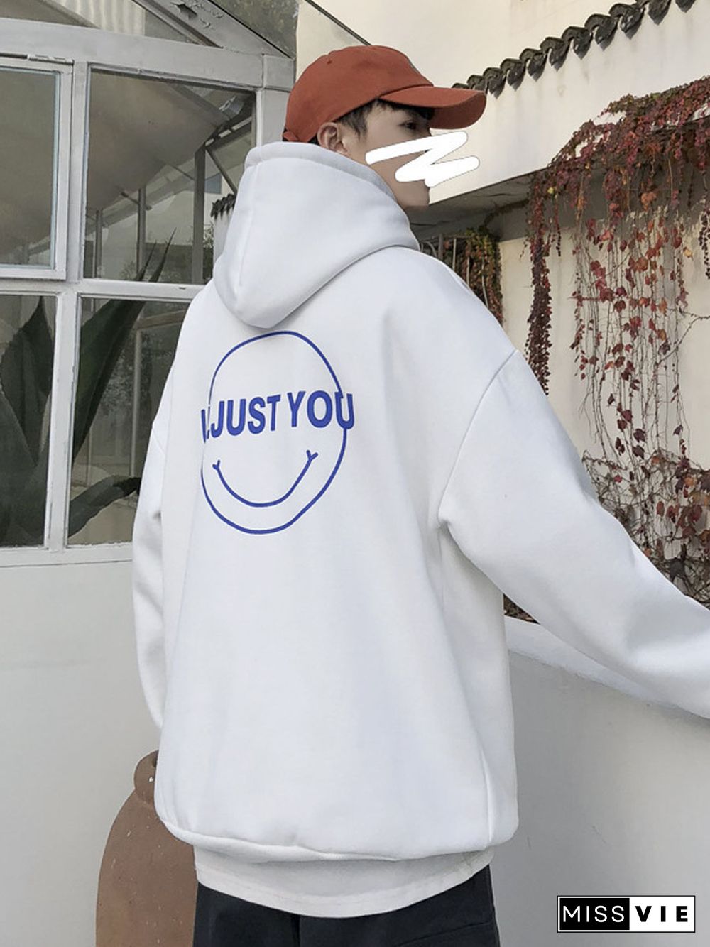 V-Neck Long-Sleeved Solid Color Sweater