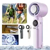 Portable Handheld Personal Turbo Fan USB Rechargeable Cooling Fan 100 Gear Speed