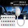 USB Star Projector Night Light Galaxy Ceiling Projector Touch Control