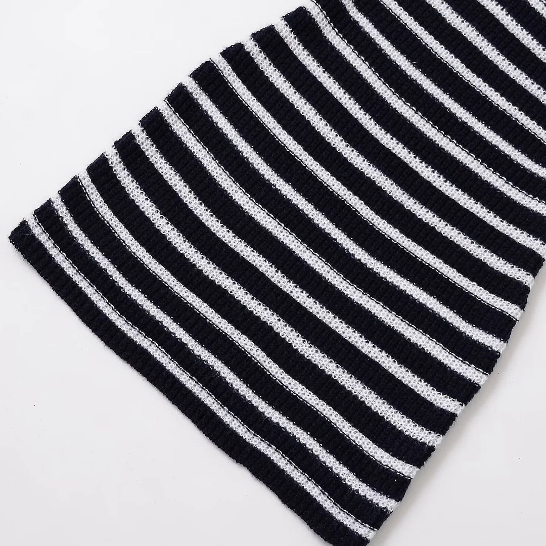 Nigikala Nigikala Summer Thin 2025 New Age Reduction And Thin Stripes Leisure Summer Short-Sleeved Small One Dress 1276352