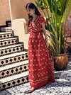 Thailand Desert Vacation Printed Maxi Dresses