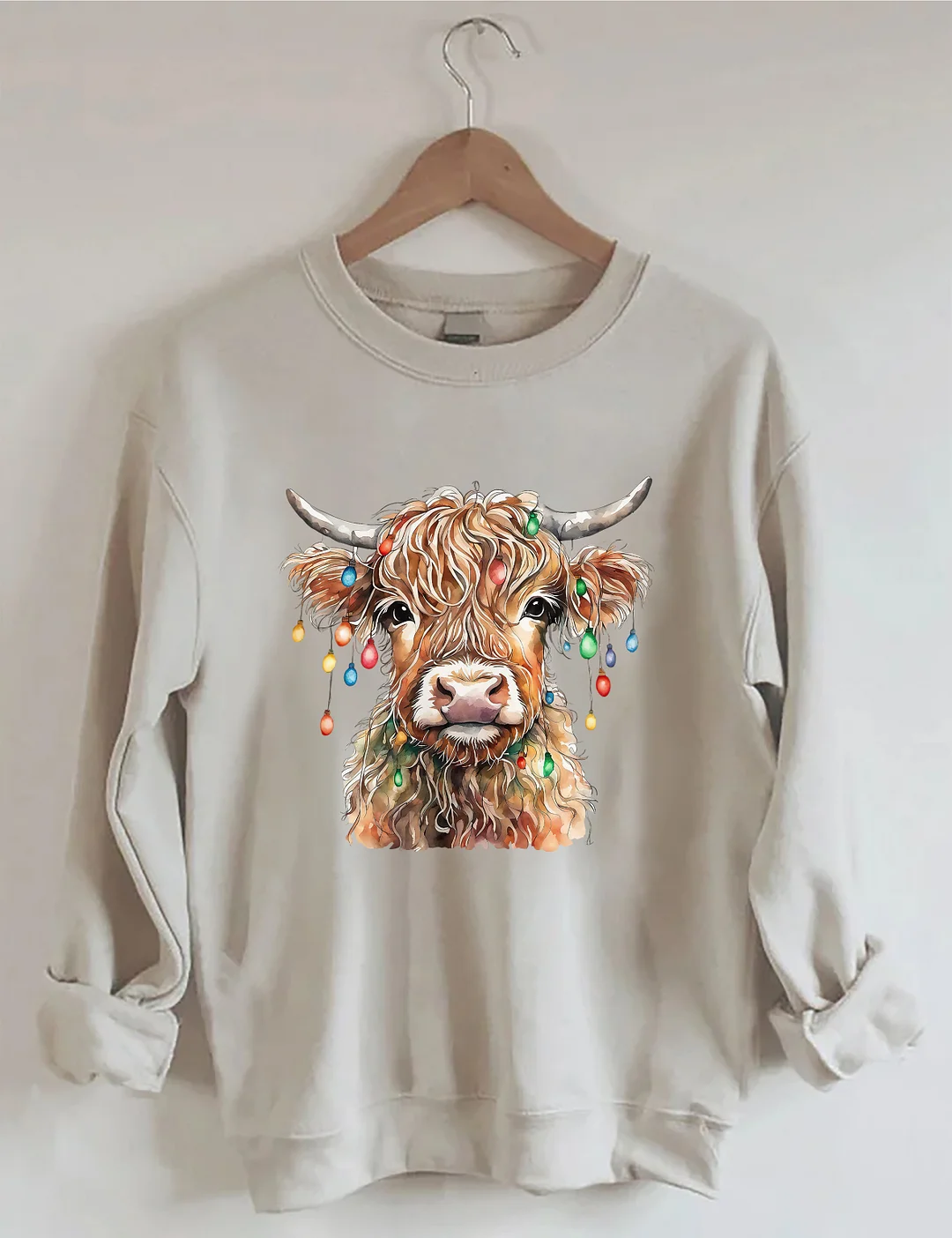 Christmas Cow Sweatshirt