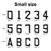 LED Illuminated Modern Address Sign Waterproof Personalized Solar Powered Address Number Dusk To Dawn Adhesive Or Screw Mount for Outside House Light Up Courtyard Hotel Bar