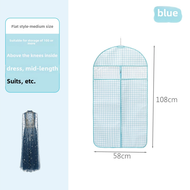 Clothes Dust Cover Coat Suit Cover Dust Bag Household Non-woven Breathable Storage Hanging Clothes Bag Dust-proof Clothes Cover