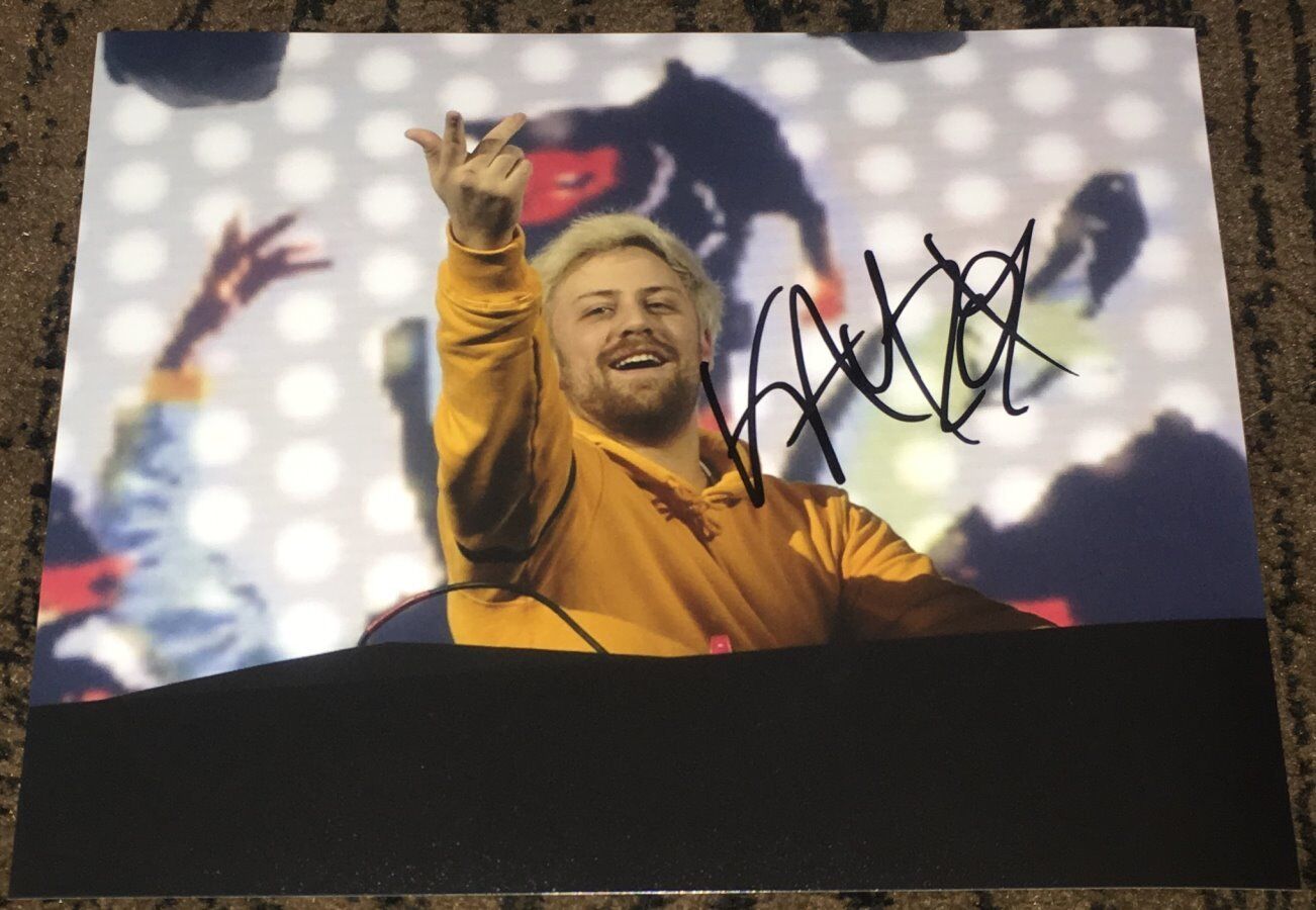 DJ KAYZO HAYDEN CAPUOZZO SIGNED AUTOGRAPH OVERLOAD 8x10 Photo Poster painting E w/PROOF