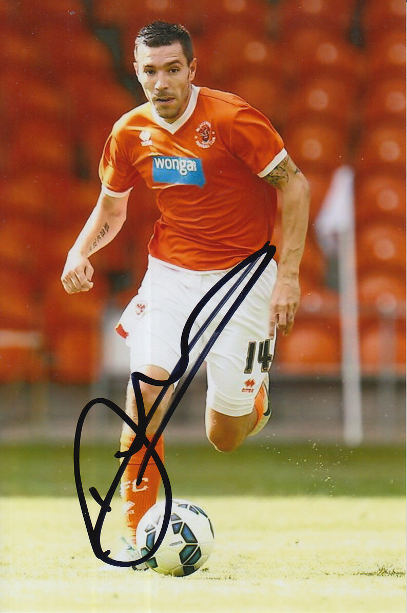 BLACKPOOL HAND SIGNED DARREN AMBROSE 6X4 Photo Poster painting 1.