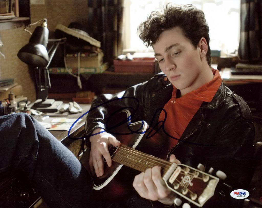 Aaron Johnson Nowhere Boy Signed Authentic 11X14 Photo Poster painting Autograph PSA/DNA #M42908