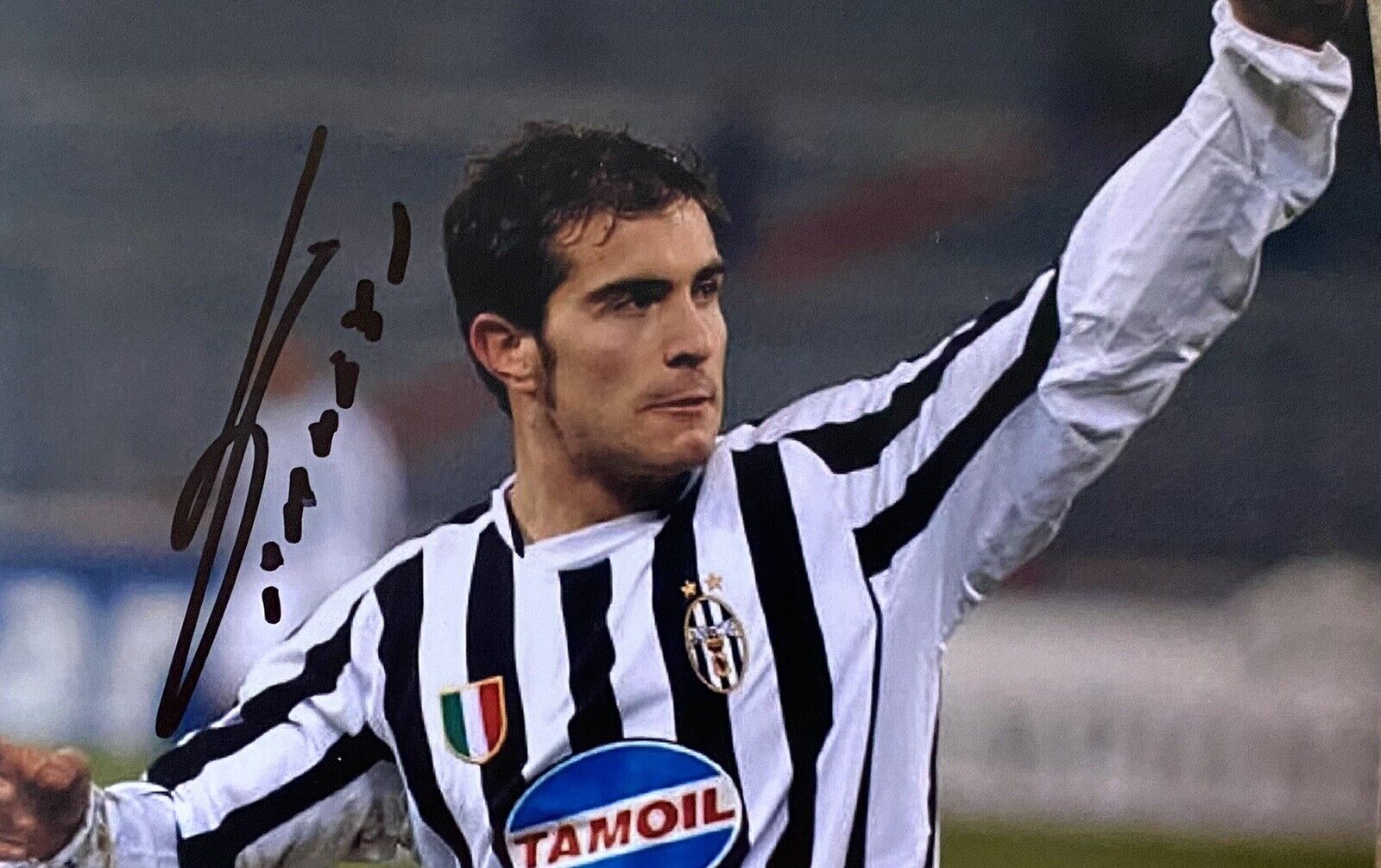 Enzo Maresca Genuine Hand Signed Juventus 6X4 Photo Poster painting