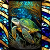 Glass Painting - 11CT/14CT Stamped Cross Stitch 40*40cm/55*40cm/50*65cm