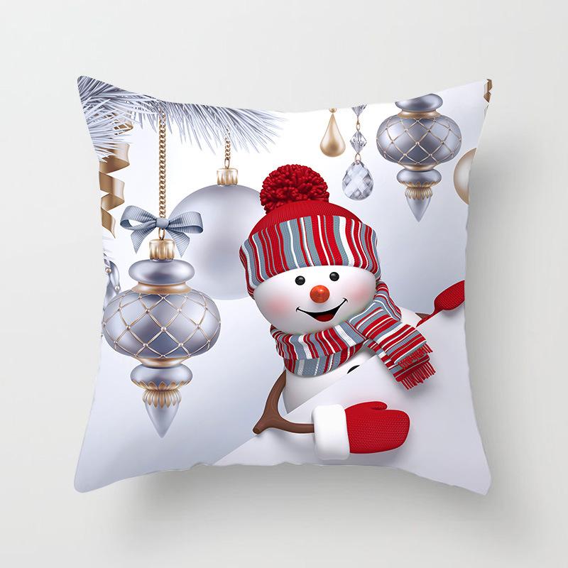 Christmas Snowman Pillow (pillowcase)