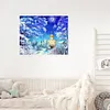 Diamond Painting -DIY Round Drill Moon Snow Church(60x50cm)