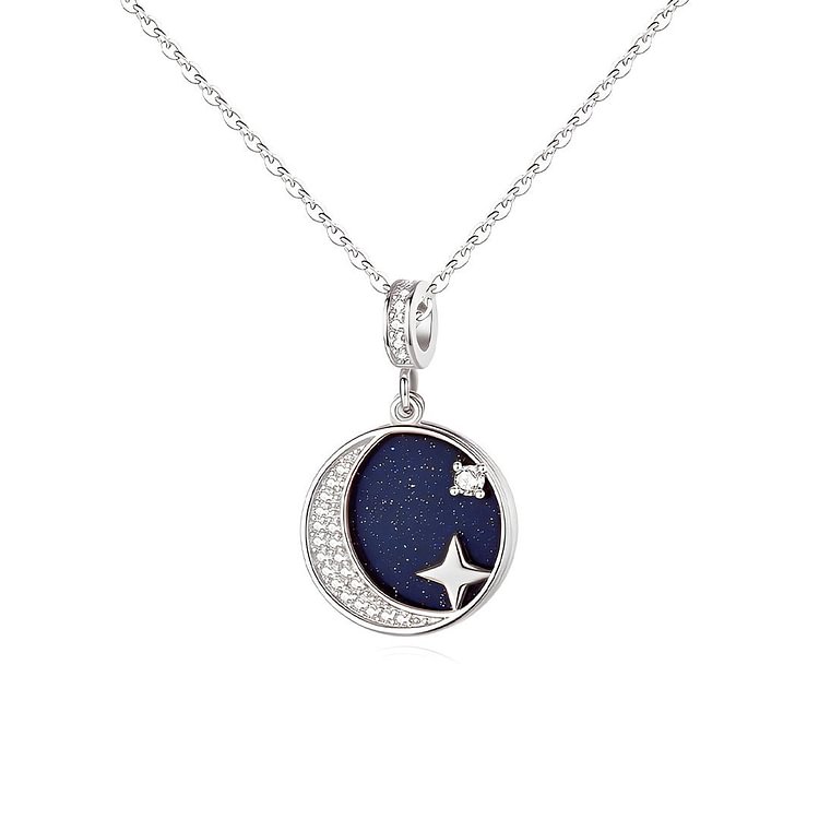 For  Niece - S925 The Darkest Nights Produce The Brightest Stars Planet Openable Necklace