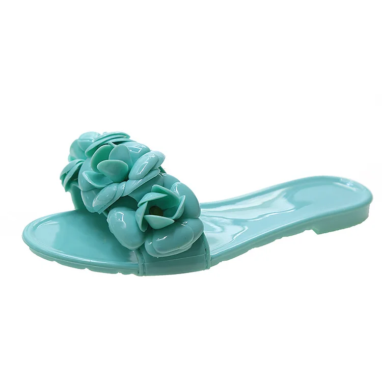 Camellia Jelly Slippers