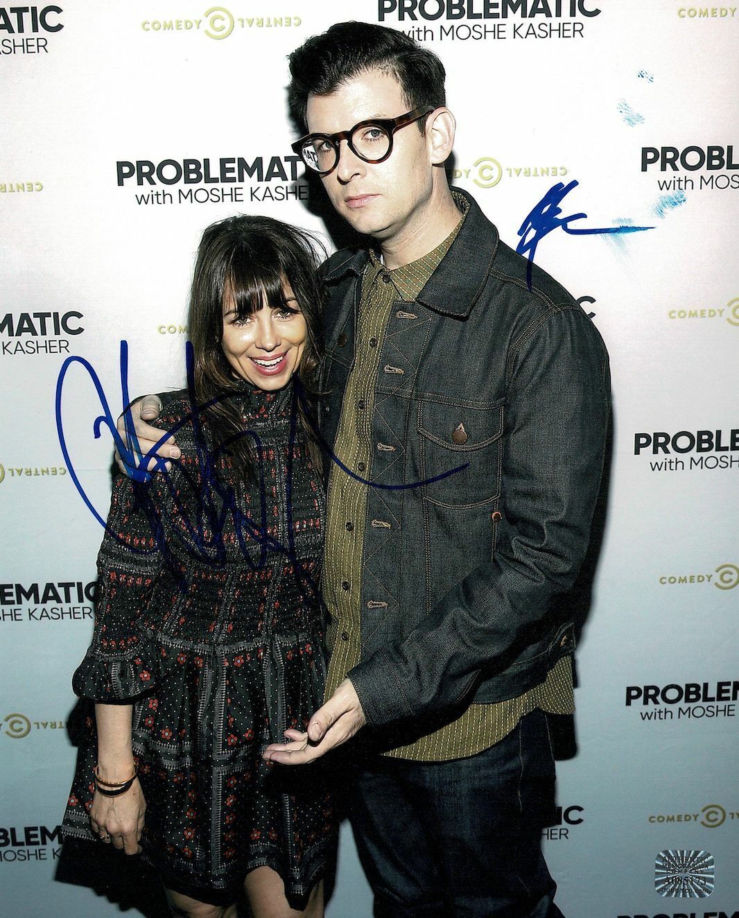 Natasha Leggero & Moshe Kasher signed autographed 8x10 Photo Poster painting! AMCo! 9474