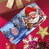 12Pcs Christmas Santa Claus Special Shape Diamond Panting Greeting Card