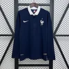 2014 Retro Long Sleeve France Home Football Shirt 1:1 Thai Quality