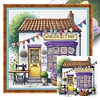 Sewing House-14CT Stamped Cross Stitch 40*40cm/15.75*15.75in