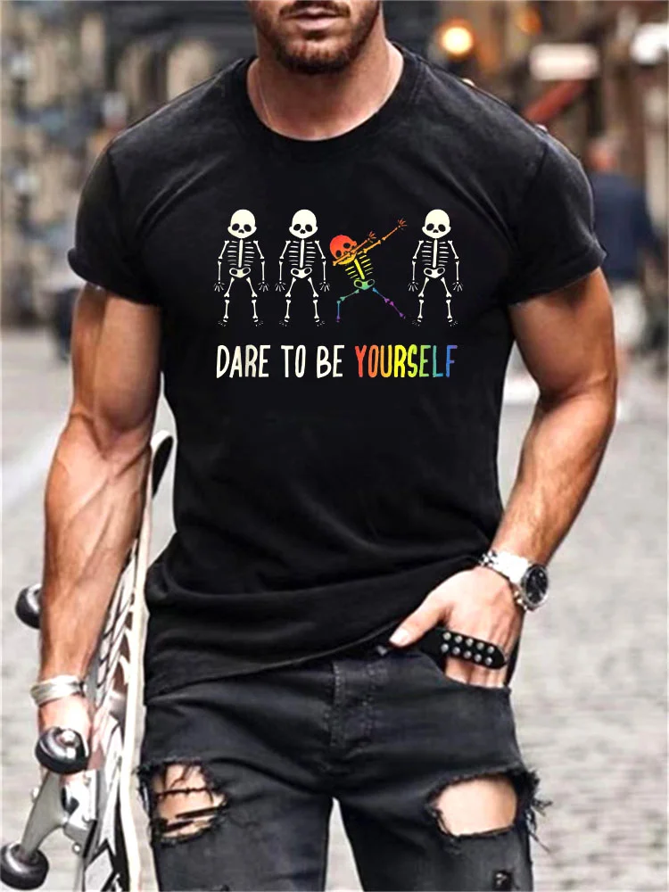Dare To Be Yourself LGBT Pride T Shirt