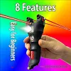 Fourth-generation new laser high-precision powerful flat leather elastic material popular outdoor professional competitive toy