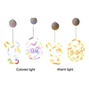 Easter Window Lights 2 Pack Easter Egg and Bunny Shaped Battery Operated Indoor Lights Holiday Decorations for Indoor Outdoor Party Decor
