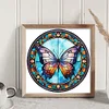 Butterfly - 18CT Stamped Cross Stitch 20*20cm/7.87*7.87in