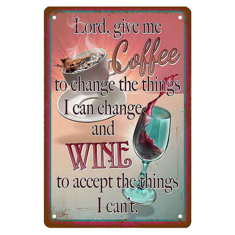 Wine - Vintage Tin Signs/Wooden Signs 8*12Inch/12*16Inch