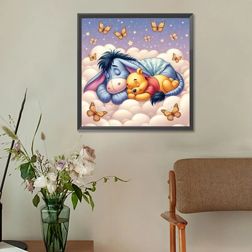 Diamond Painting - Full Round Drill - Winnie the Pooh(Canvas|30*30cm)