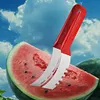 Stainless Steel Watermelon Slicer Cutter with Non-Slip Handle Fruit Corer Cutter