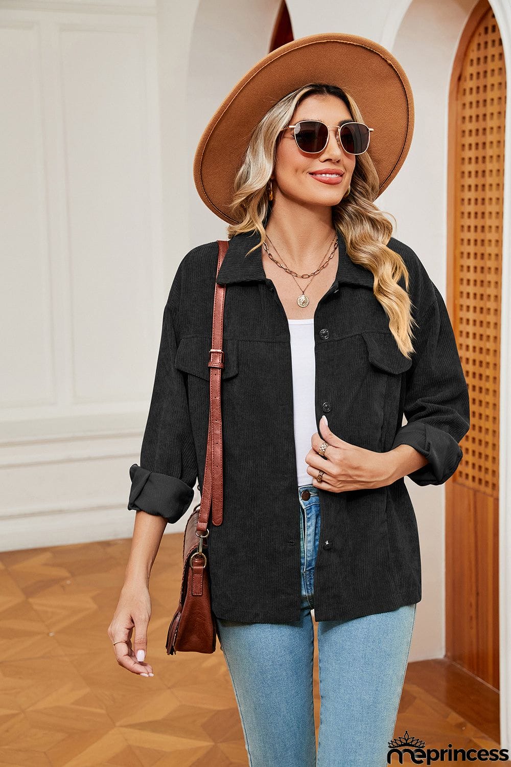 Button Down Collared Jacket
