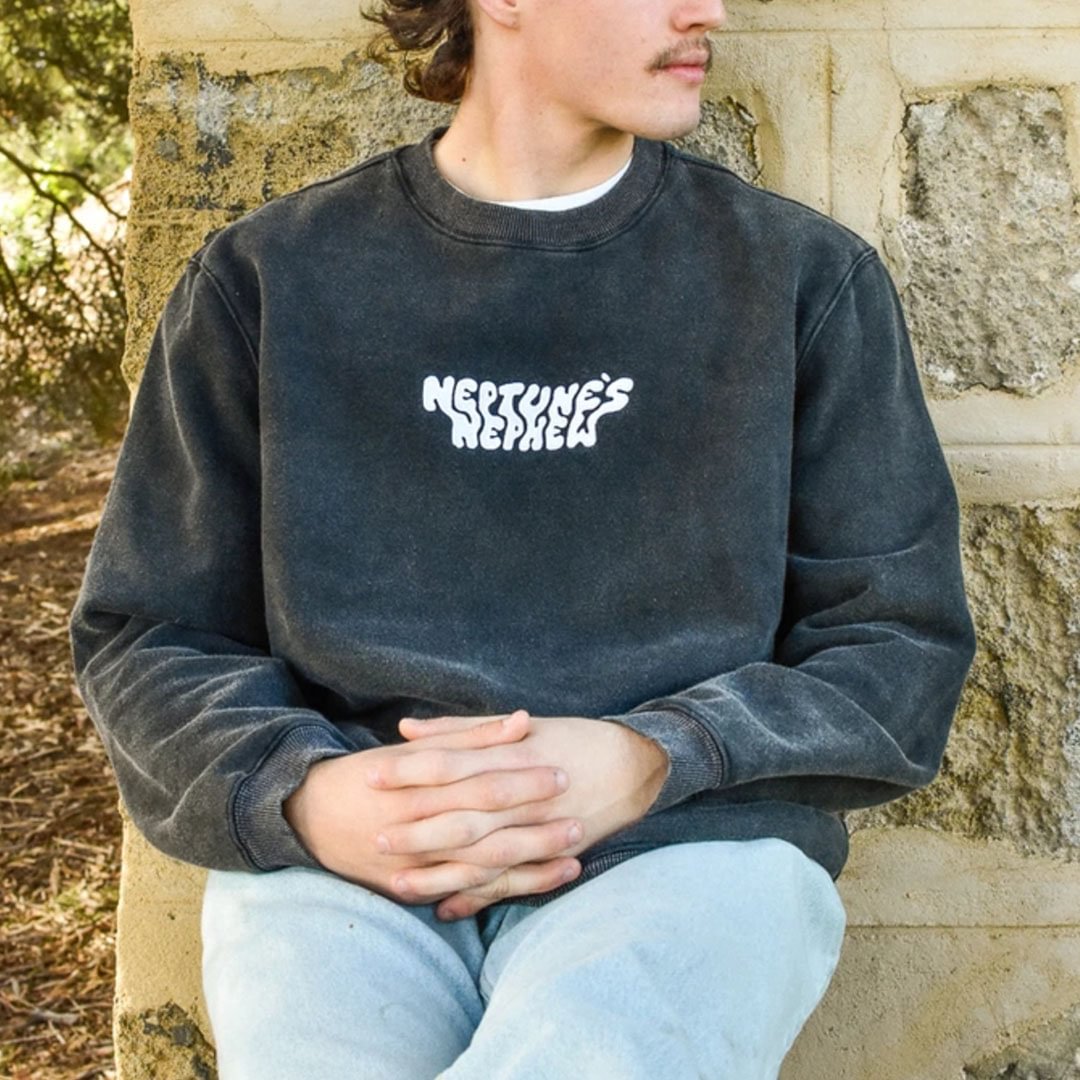 Retro Casual Unisex Letter Crew Neck Sweatshirt