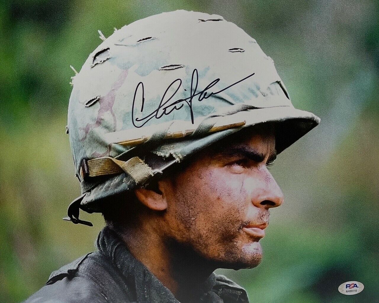 Charlie Sheen Signed The Platoon